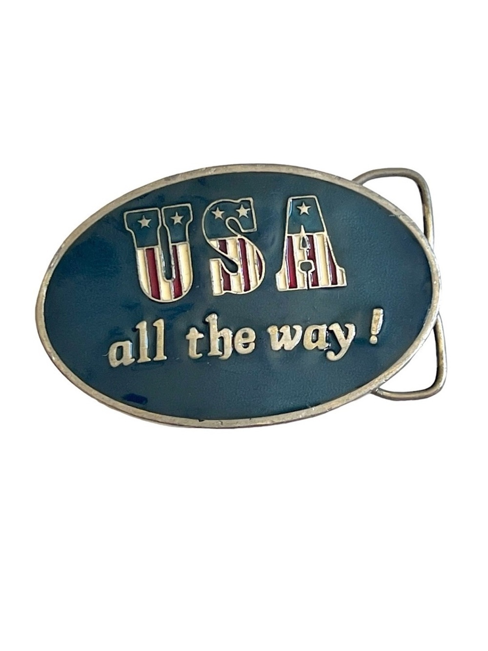 Vintage Capt Hawks Sky Patrol 1980s USA Novelty Belt Buckle